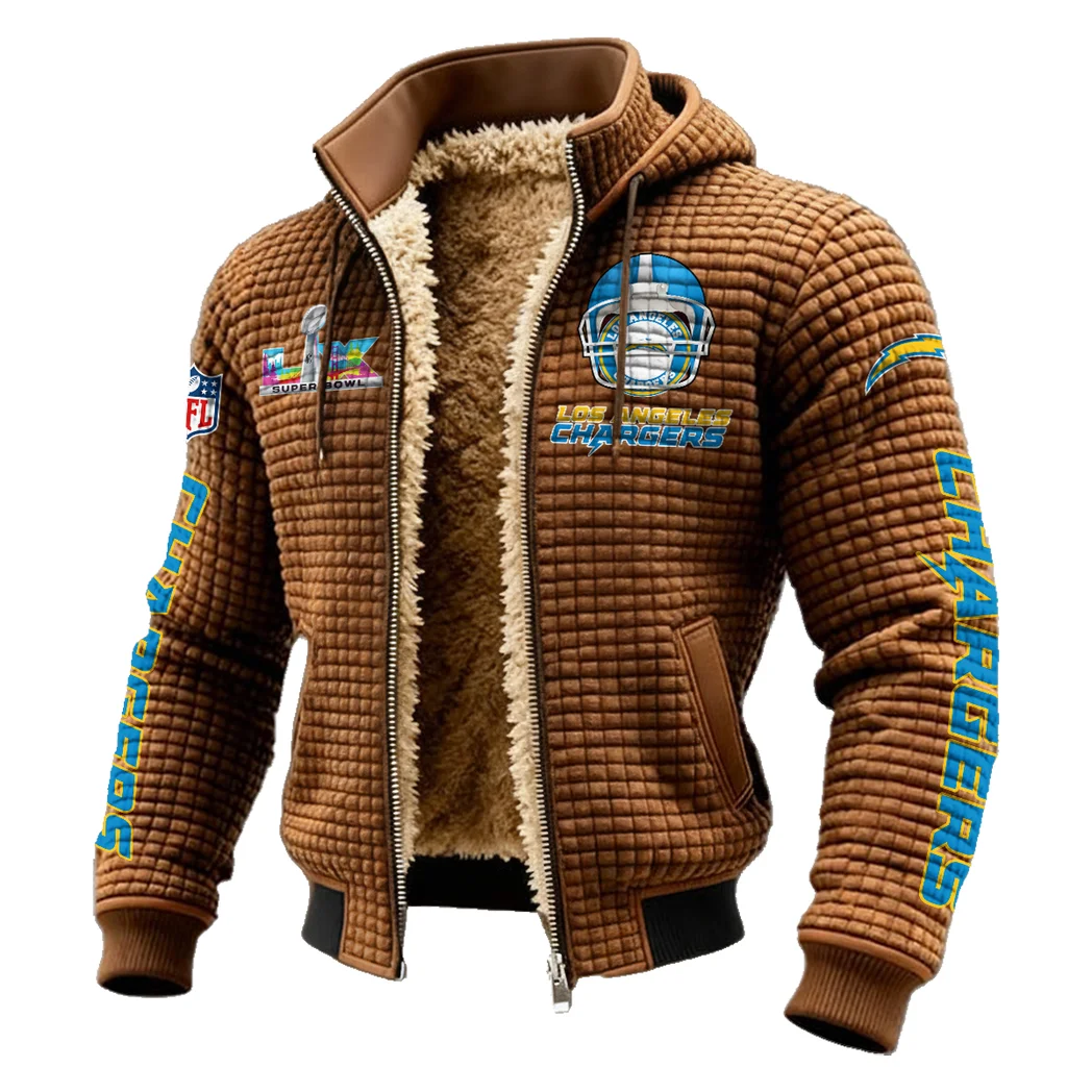 LA Squad Fleece-Lined Hooded Jacket, Sub-Zero Fleece-Lined Shield HVN1463LC - brown - Image 2