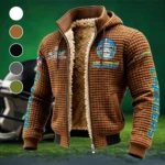 LA Squad Fleece-Lined Hooded Jacket, Sub-Zero Fleece-Lined Shield HVN1463LC - brown