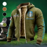 LA Squad Fleece-Lined Hooded Jacket, Sub-Zero Fleece-Lined Shield HVN1463LC - Green