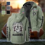 Football Silver Crew Flannel Hoodie, Loyal Supporter Sport Hoodie HVN1463LV - Light Green