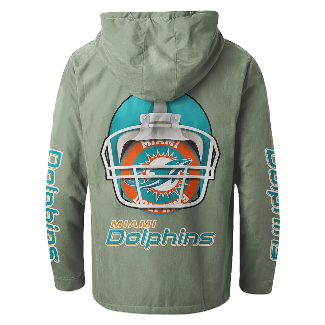 Fan Marine Squad Flannel Hoodie, Fan Pride Hooded Flannel HVN1463MD - Light Green - Image 3