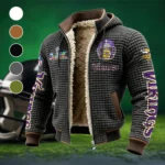 Match Day Raiders Fleece-Lined Hooded Jacket, Rugged Terrain Fleece Hoody HVN1463MV - Grey