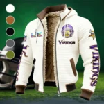 Match Day Raiders Fleece-Lined Hooded Jacket, Rugged Terrain Fleece Hoody HVN1463MV - White
