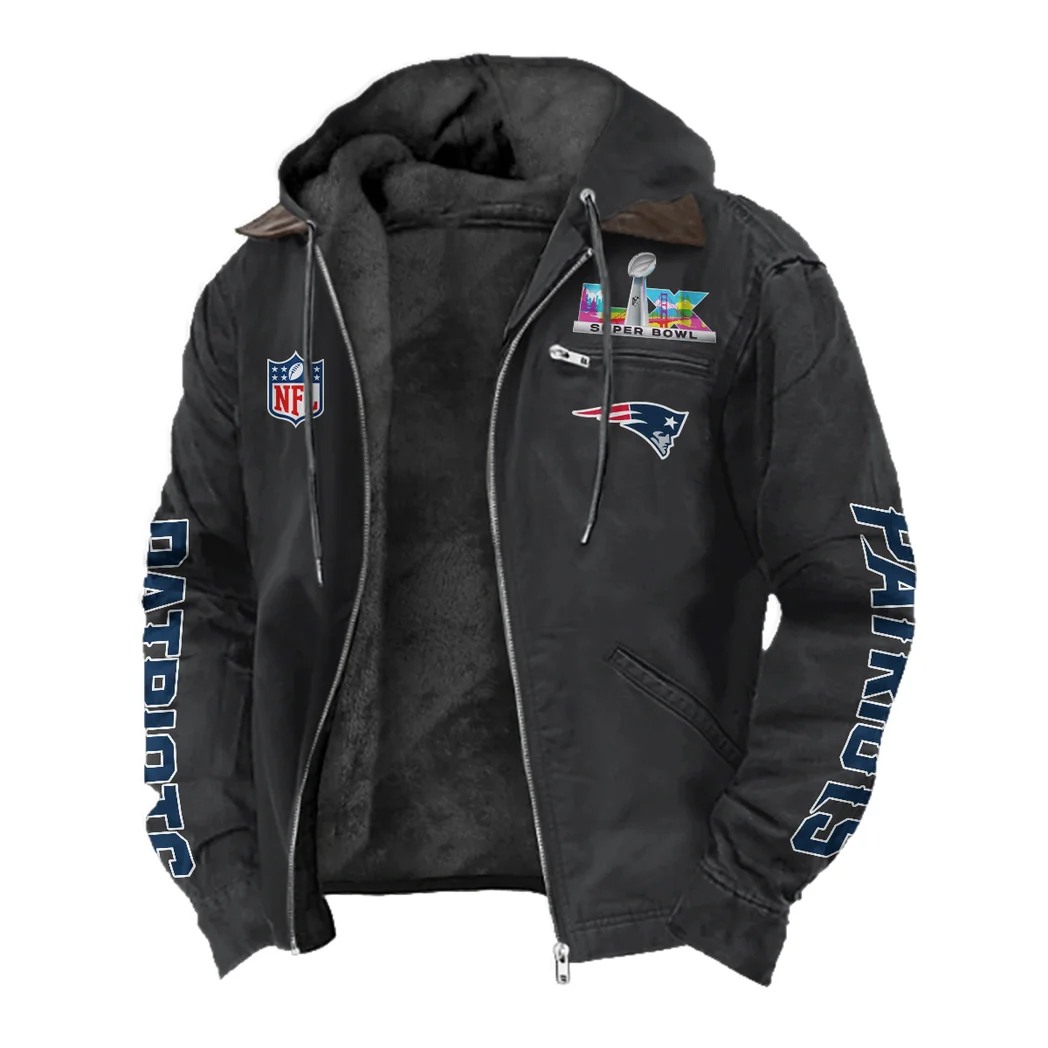 Revolution Fans Flannel Hoodie, Essential Fan Flannel Hoodie HVN1463NP - Black - Image 2
