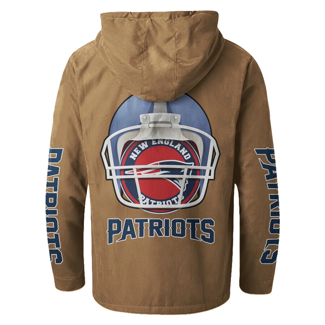 Revolution Fans Flannel Hoodie, Essential Fan Flannel Hoodie HVN1463NP - Camel - Image 3