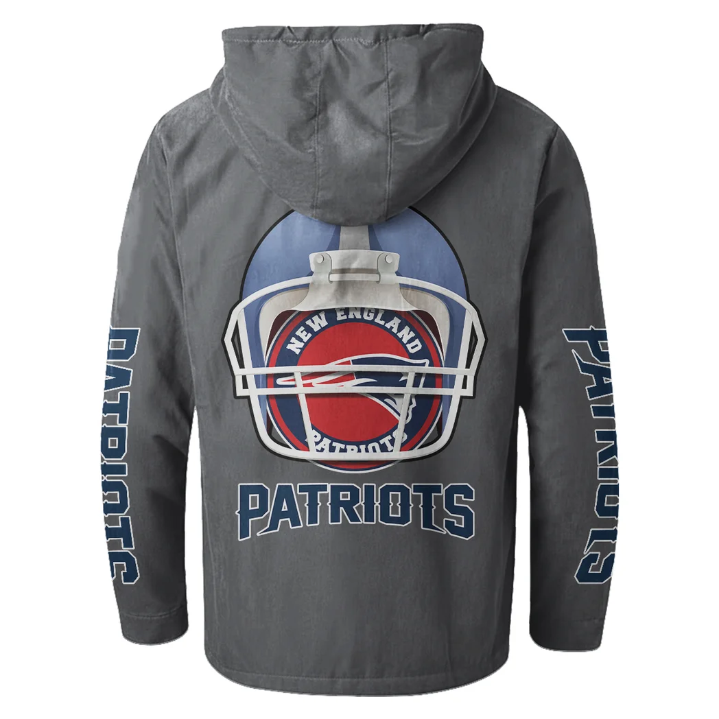 Revolution Fans Flannel Hoodie, Essential Fan Flannel Hoodie HVN1463NP - Gray - Image 3