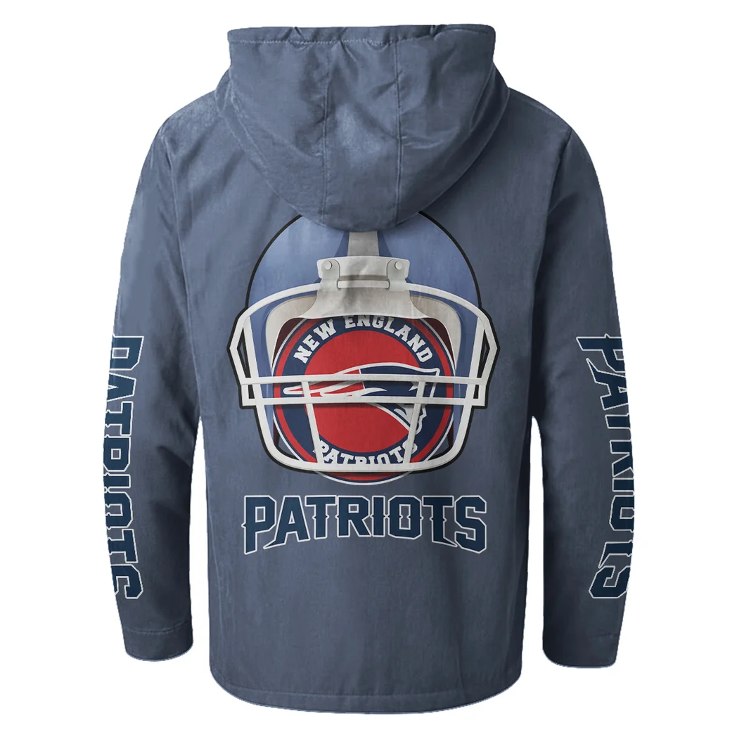 Revolution Fans Flannel Hoodie, Essential Fan Flannel Hoodie HVN1463NP - Navy Blue - Image 3