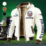 Revolution Fans Fleece-Lined Hooded Jacket, Heavyweight Cozy Sport Shell HVN1463NP - White