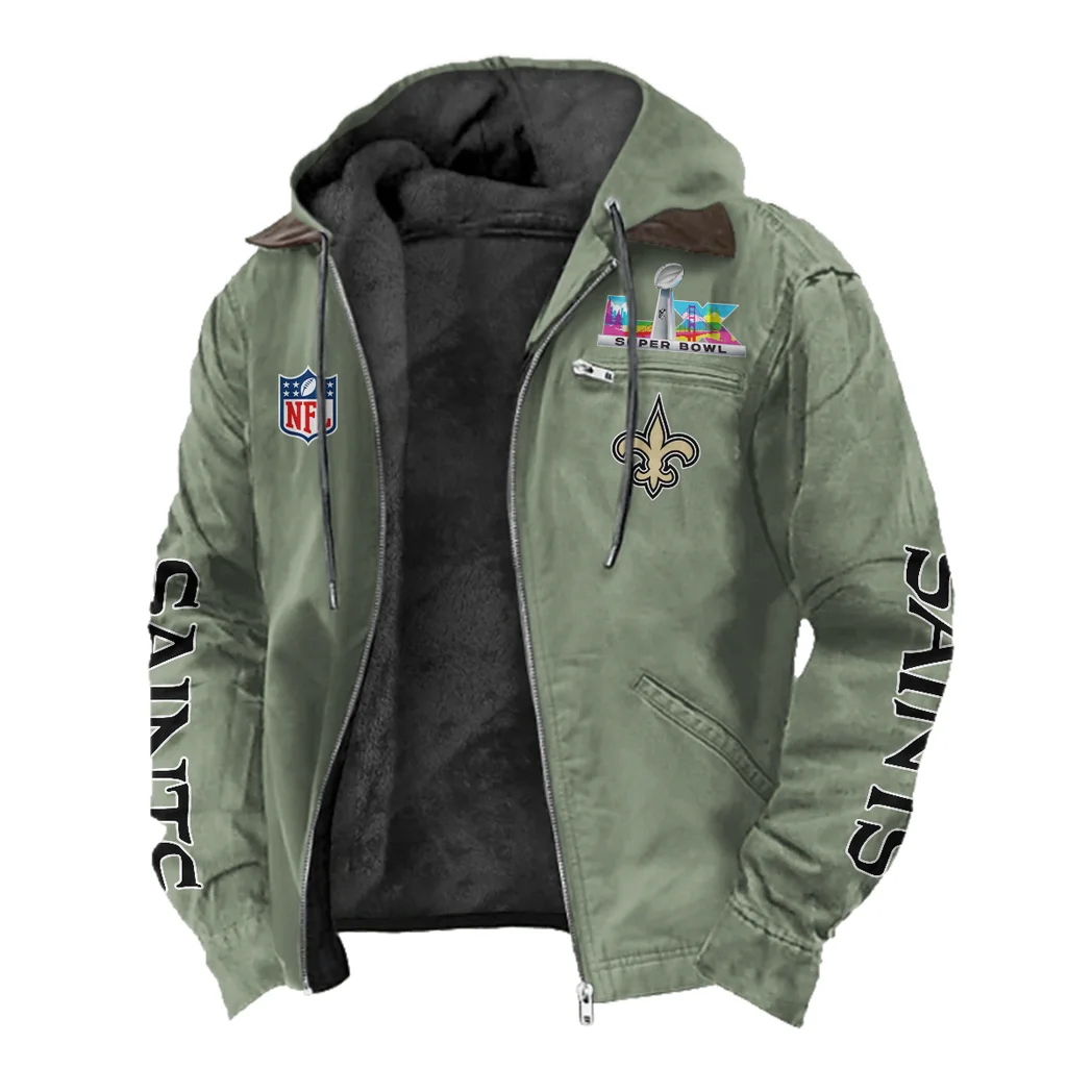Victory Wings Flannel Hoodie, Sport Vibe Hooded Flannel HVN1463NS - Light Green - Image 2