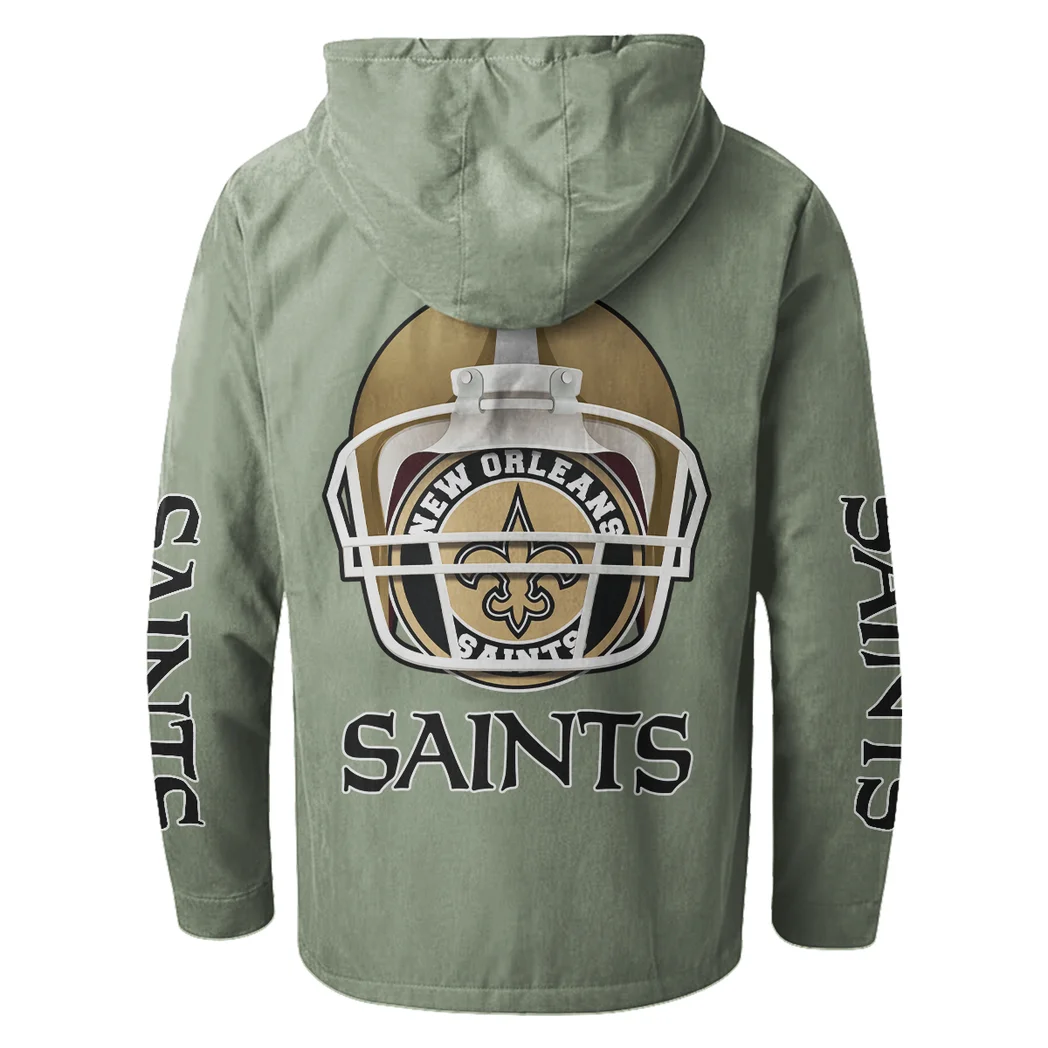 Victory Wings Flannel Hoodie, Sport Vibe Hooded Flannel HVN1463NS - Light Green - Image 3