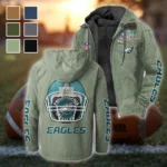 Game Day Squad Flannel Hoodie, Cold Game Day Hoodie HVN1463PE - Light Green