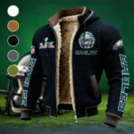 Game Day Squad Fleece-Lined Hooded Jacket, Luxe Cloud-Fleece Hooded Shell HVN1463PE - Black