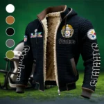 Three Rivers Squad Fleece-Lined Hooded Jacket, High-Density Comfort Fleece HVN1463PS - Black