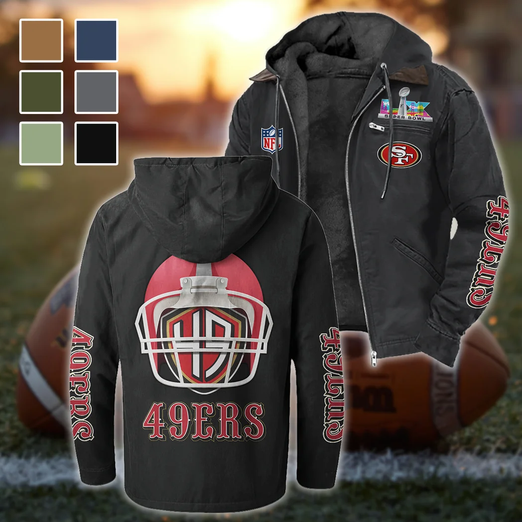 Bay Area Faithful Flannel Hoodie, Athletic Lifestyle Fan Hoodie HVN1463SF - Black