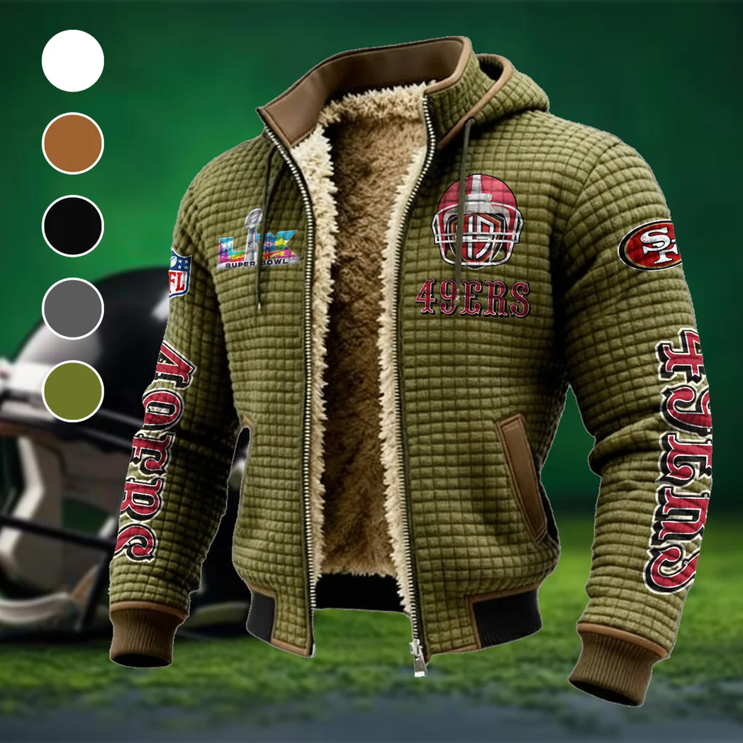 Bay Area Faithful Fleece-Lined Hooded Jacket, Premium Bonded Fleece Jacket HVN1463SF - Green