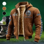 Victory Shields Fleece-Lined Hooded Jacket, Breathable Warmth Sport Jacket HVN1463SS - brown