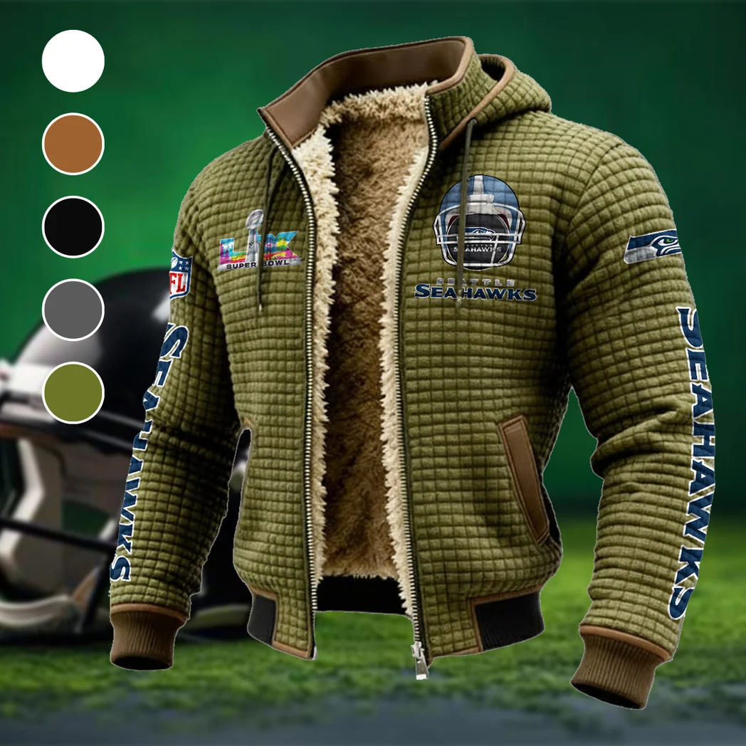 Victory Shields Fleece-Lined Hooded Jacket, Breathable Warmth Sport Jacket HVN1463SS - Green
