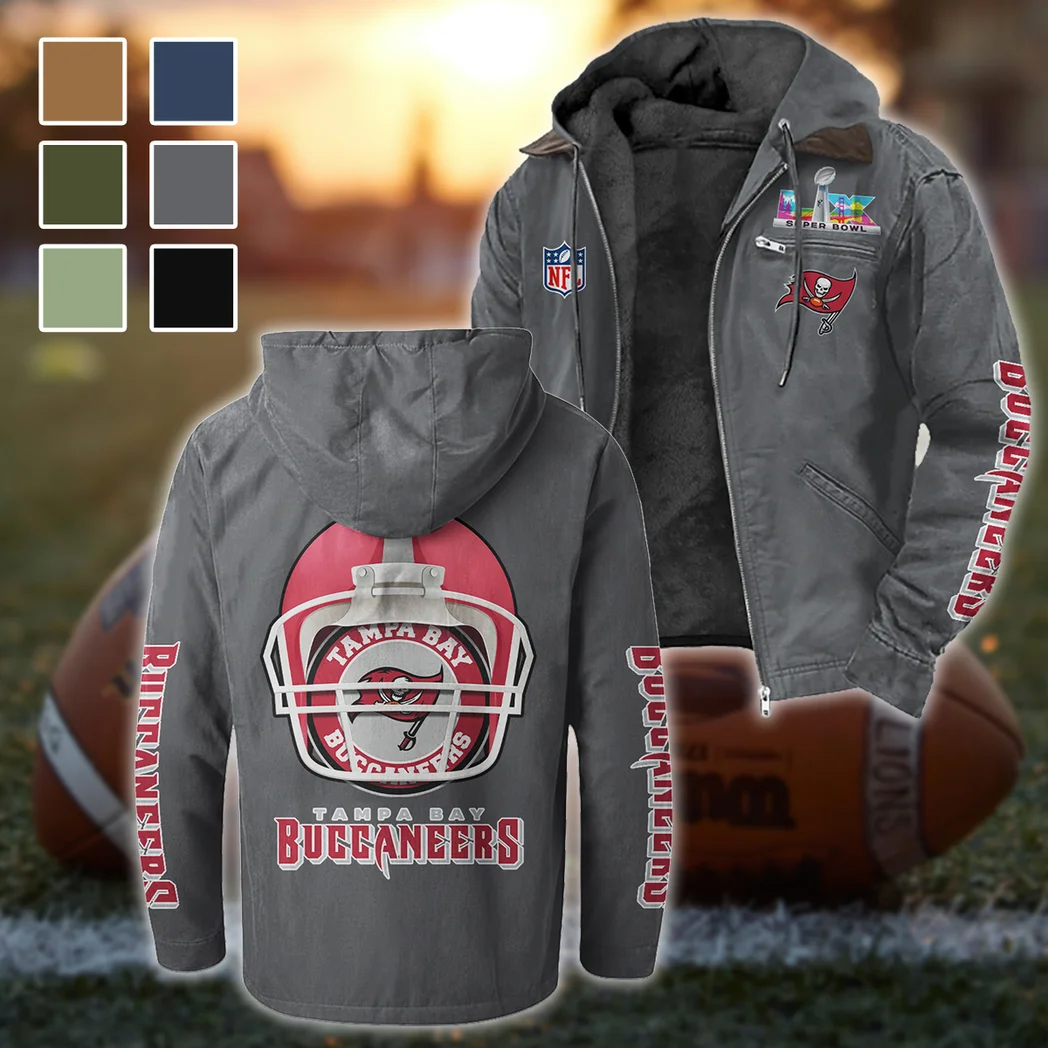 Game Day Raiders Flannel Hoodie, Fan Squad Flannel Hoodie HVN1463TB - Gray