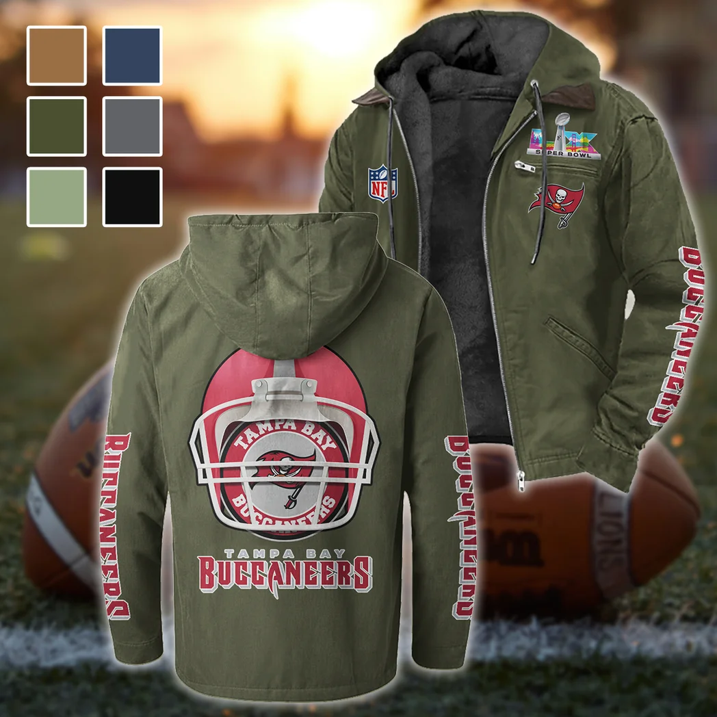 Game Day Raiders Flannel Hoodie, Fan Squad Flannel Hoodie HVN1463TB - Green