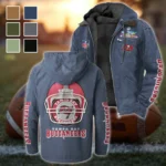 Game Day Raiders Flannel Hoodie, Fan Squad Flannel Hoodie HVN1463TB - Navy Blue