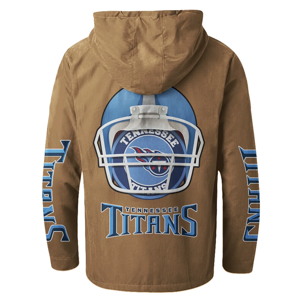 Music City Squad Flannel Hoodie, Everyday Game Fan Hoodie HVN1463TT - Camel - Image 3