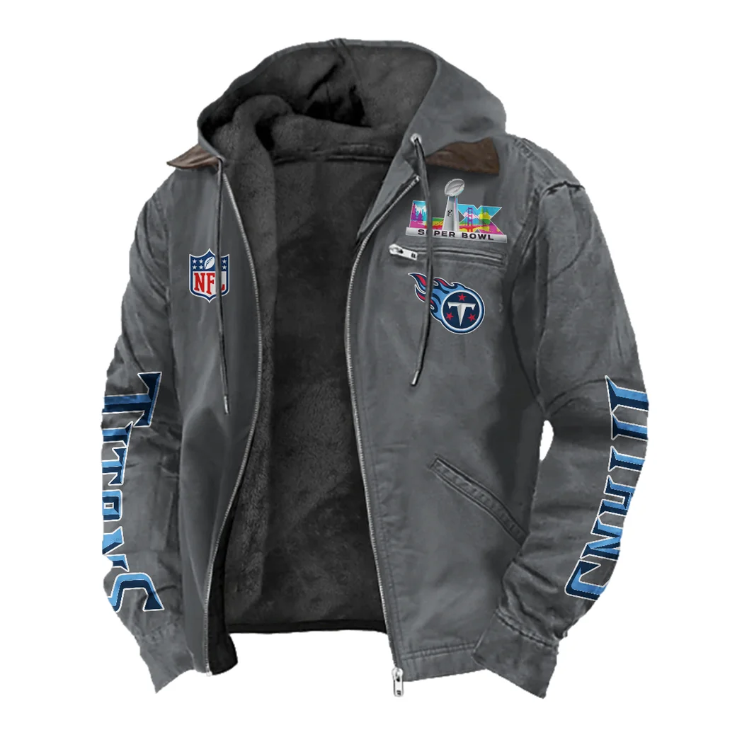 Music City Squad Flannel Hoodie, Everyday Game Fan Hoodie HVN1463TT - Gray - Image 2