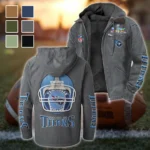 Music City Squad Flannel Hoodie, Everyday Game Fan Hoodie HVN1463TT - Gray