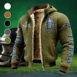 Music City Squad Fleece-Lined Hooded Jacket, Warmth-Lock Fleece-Lined Zip HVN1463TT - Green