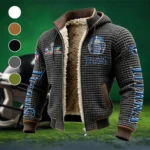 Music City Squad Fleece-Lined Hooded Jacket, Warmth-Lock Fleece-Lined Zip HVN1463TT - Grey