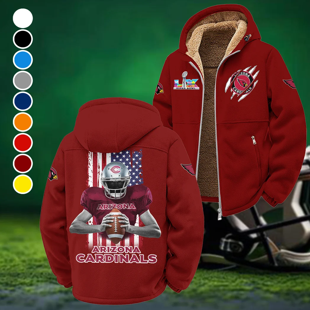 Red Bird Crew Winter Fleece Jacket, Thermal Winter Fleece HVN1464AC - Wine