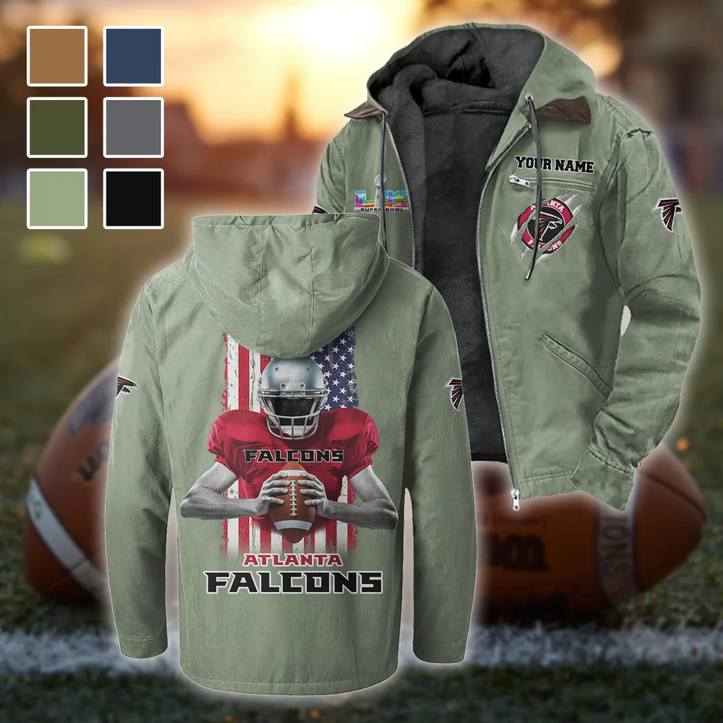 Game Day Fliers Flannel Hoodie, Game Day Hooded Flannel HVN1464AF - Light Green
