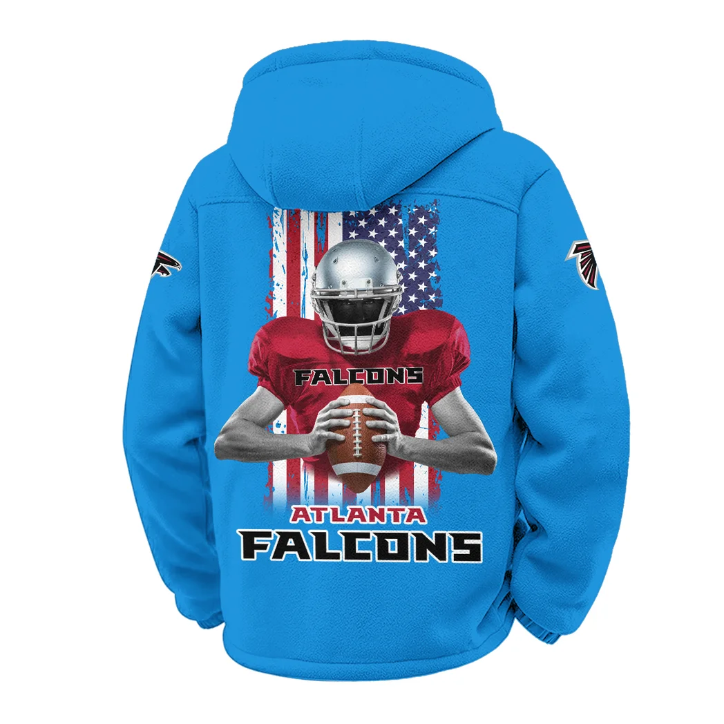 Game Day Fliers Winter Fleece Jacket, Arctic Expedition Fleece HVN1464AF - Cyan - Image 3