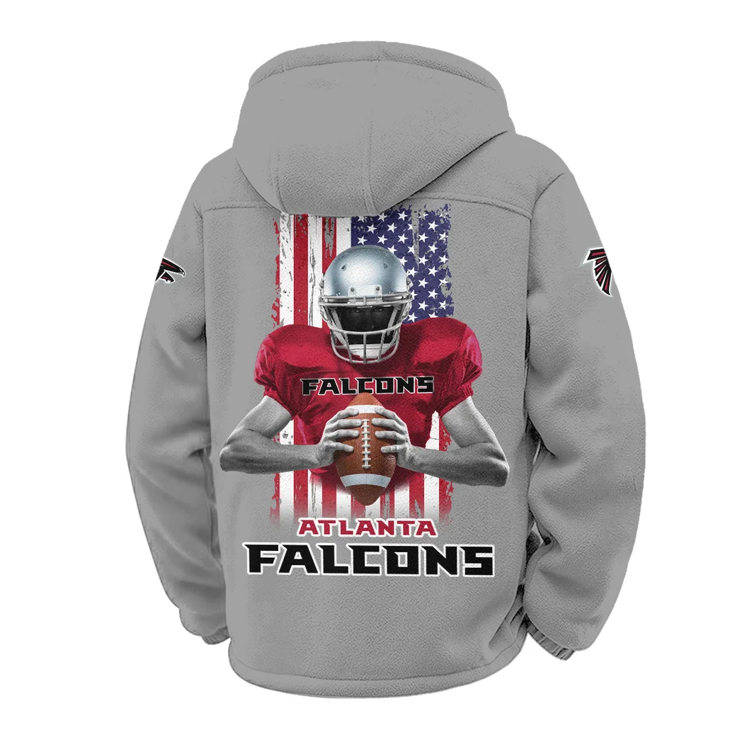 Game Day Fliers Winter Fleece Jacket, Arctic Expedition Fleece HVN1464AF - Grey - Image 3