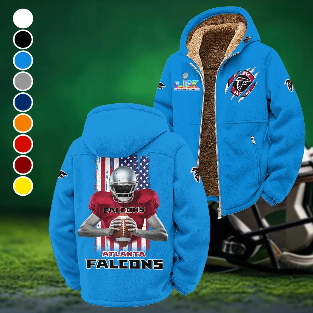 Game Day Fliers Winter Fleece Jacket, Arctic Expedition Fleece HVN1464AF - Cyan