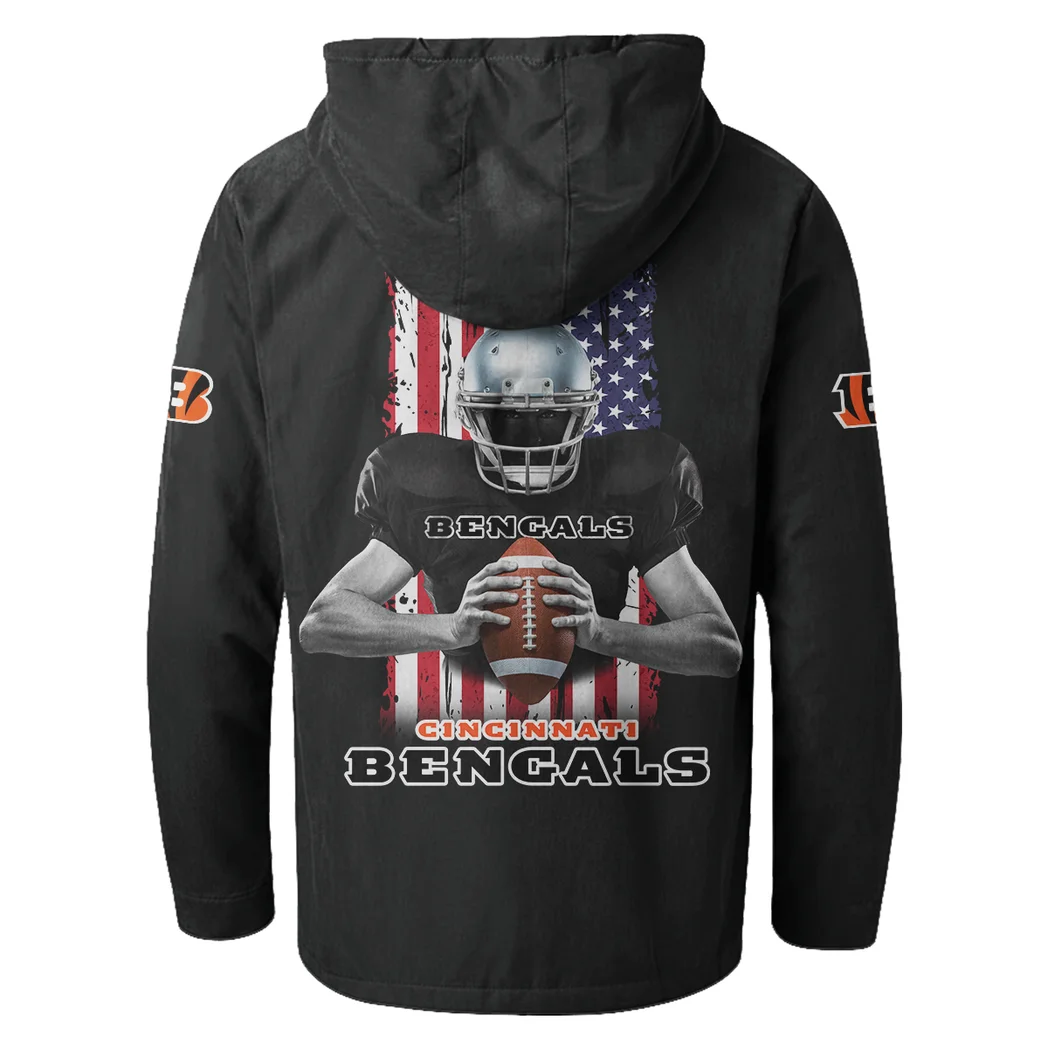 Fan Roar Squad Flannel Hoodie, Fan Squad Flannel Hoodie HVN1464CI - Black - Image 3
