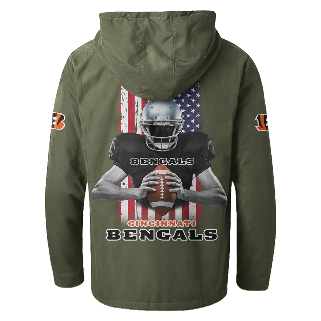 Fan Roar Squad Flannel Hoodie, Fan Squad Flannel Hoodie HVN1464CI - Green - Image 3