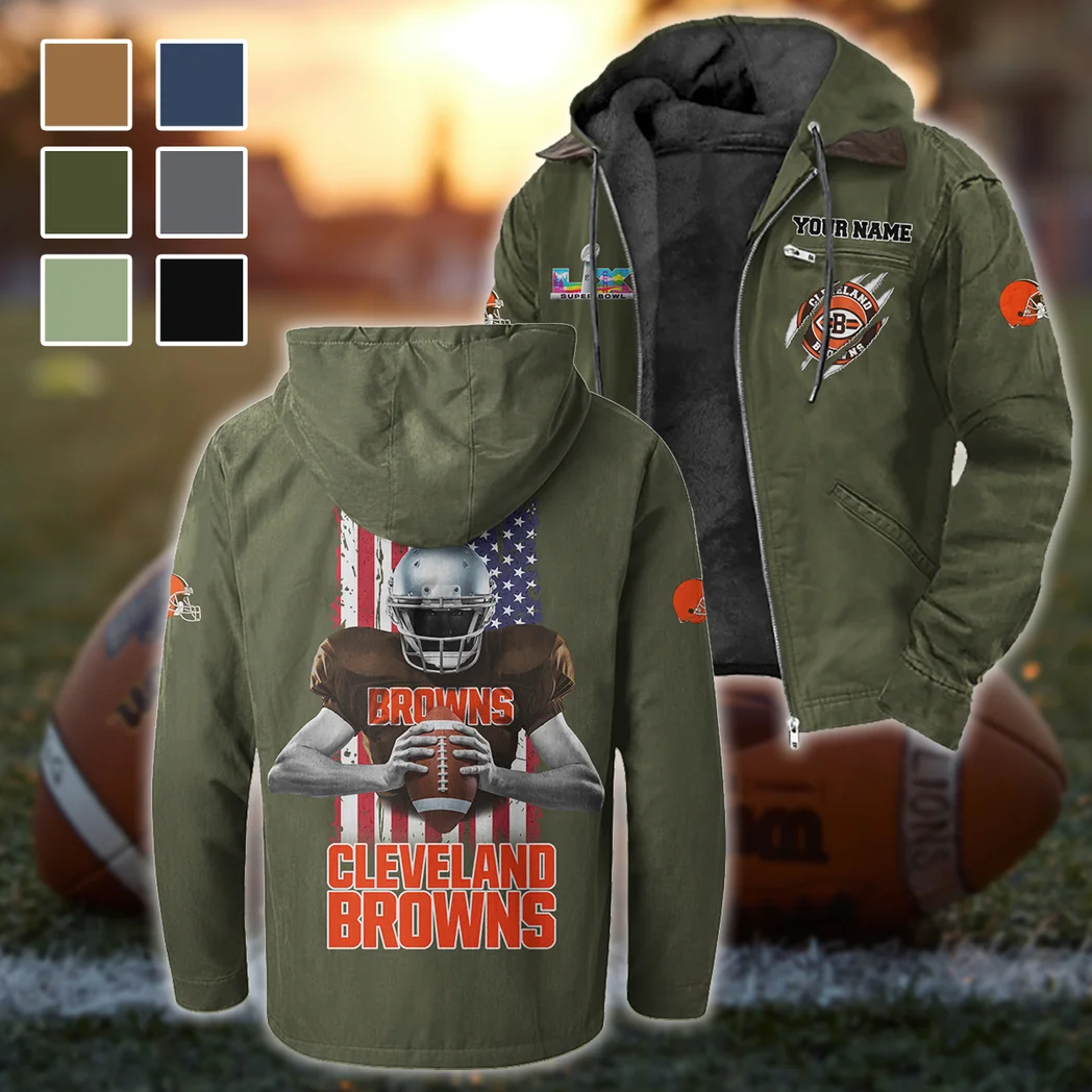 Game Day Howl Flannel Hoodie, Everyday Supporter Hooded Flannel HVN1464CL - Green