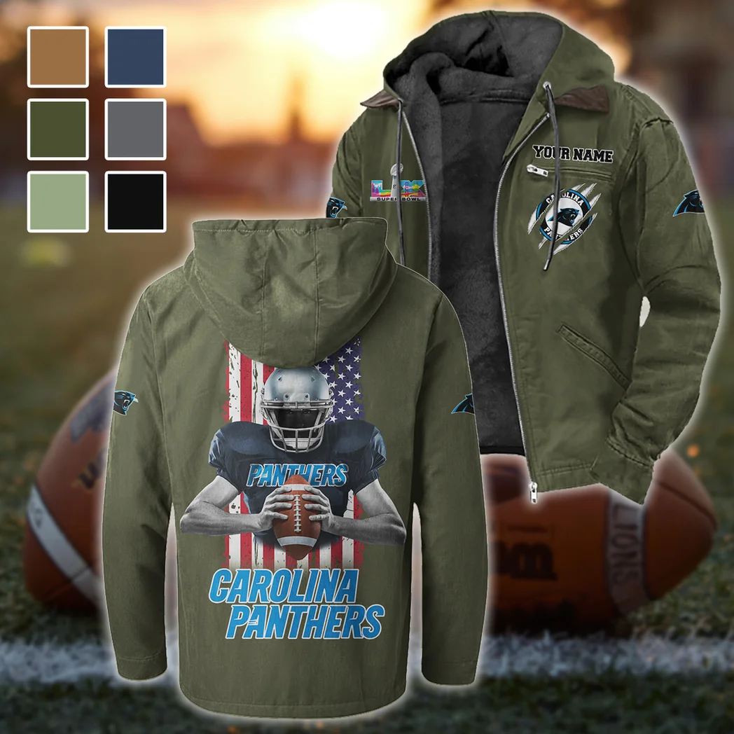 Match Day Prowlers Flannel Hoodie, Team Spirit Flannel Hoodie HVN1464CP - Green