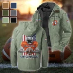 Victory Spurs Flannel Hoodie, Street Style Sport Hoodie HVN1464DB - Light Green