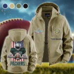 Match Day Fans Fleece Windbreaker Jacket, High-Output Training Jacket HVN1464GP - Khaki