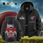 Blue Pride Fleece Windbreaker Jacket, Performance Barrier Jacket HVN1464HT - Black