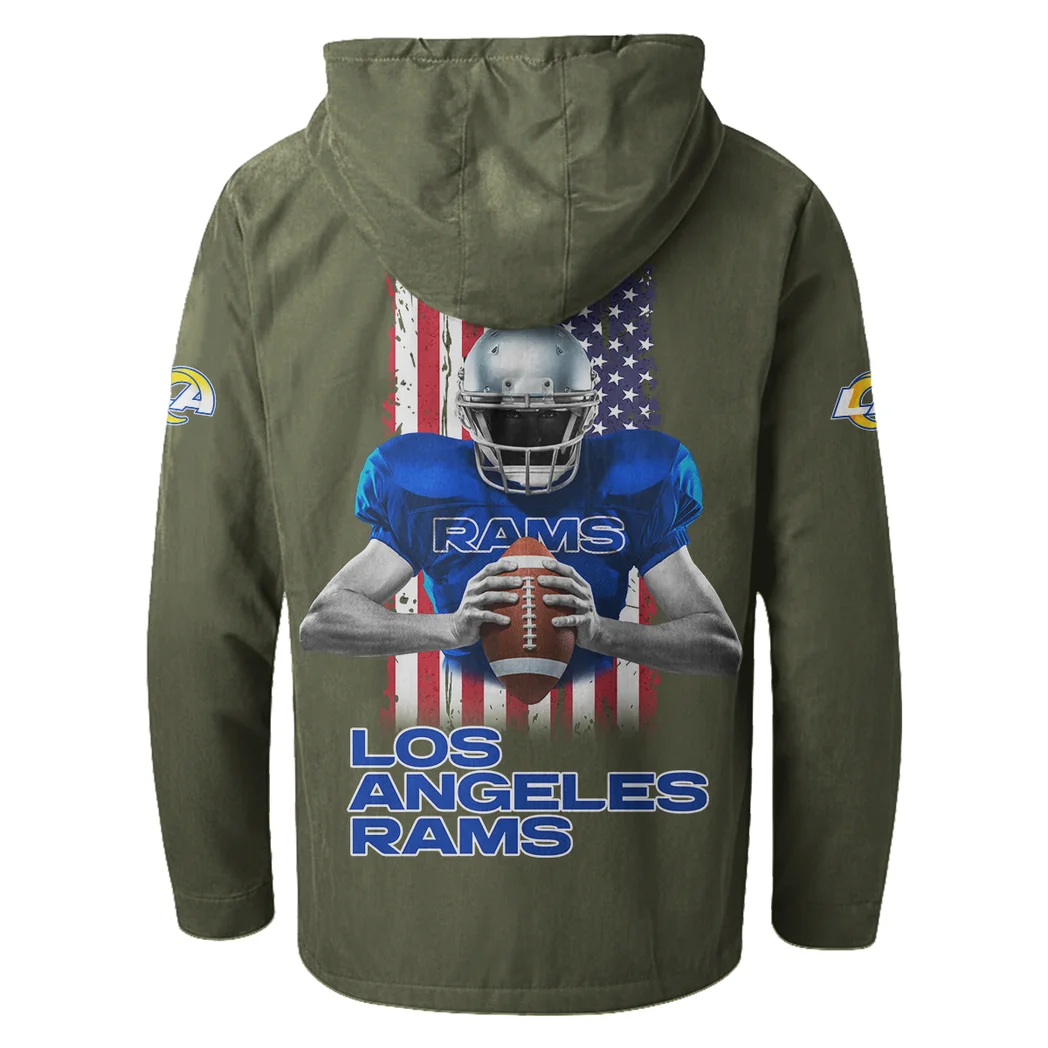 Game Day Herd Flannel Hoodie, True Fan Hooded Flannel HVN1464LA - Green - Image 3