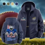 Game Day Herd Fleece Windbreaker Jacket, Expedition Wind Fleece HVN1464LA - Navy
