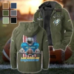 LA Squad Flannel Hoodie, Game Ready Flannel Hoodie HVN1464LC - Green