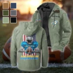LA Squad Flannel Hoodie, Game Ready Flannel Hoodie HVN1464LC - Light Green