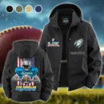 LA Squad Fleece Windbreaker Jacket, Mountain Ascent Windbreaker HVN1464LC - Black