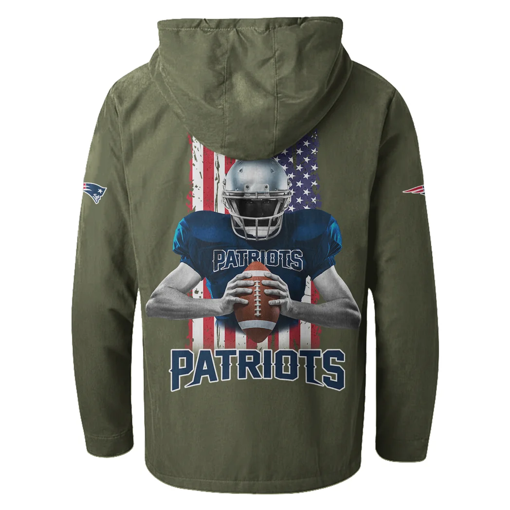 Revolution Fans Flannel Hoodie, Essential Fan Flannel Hoodie HVN1464NP - Green - Image 3