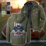 Revolution Fans Flannel Hoodie, Essential Fan Flannel Hoodie HVN1464NP - Green