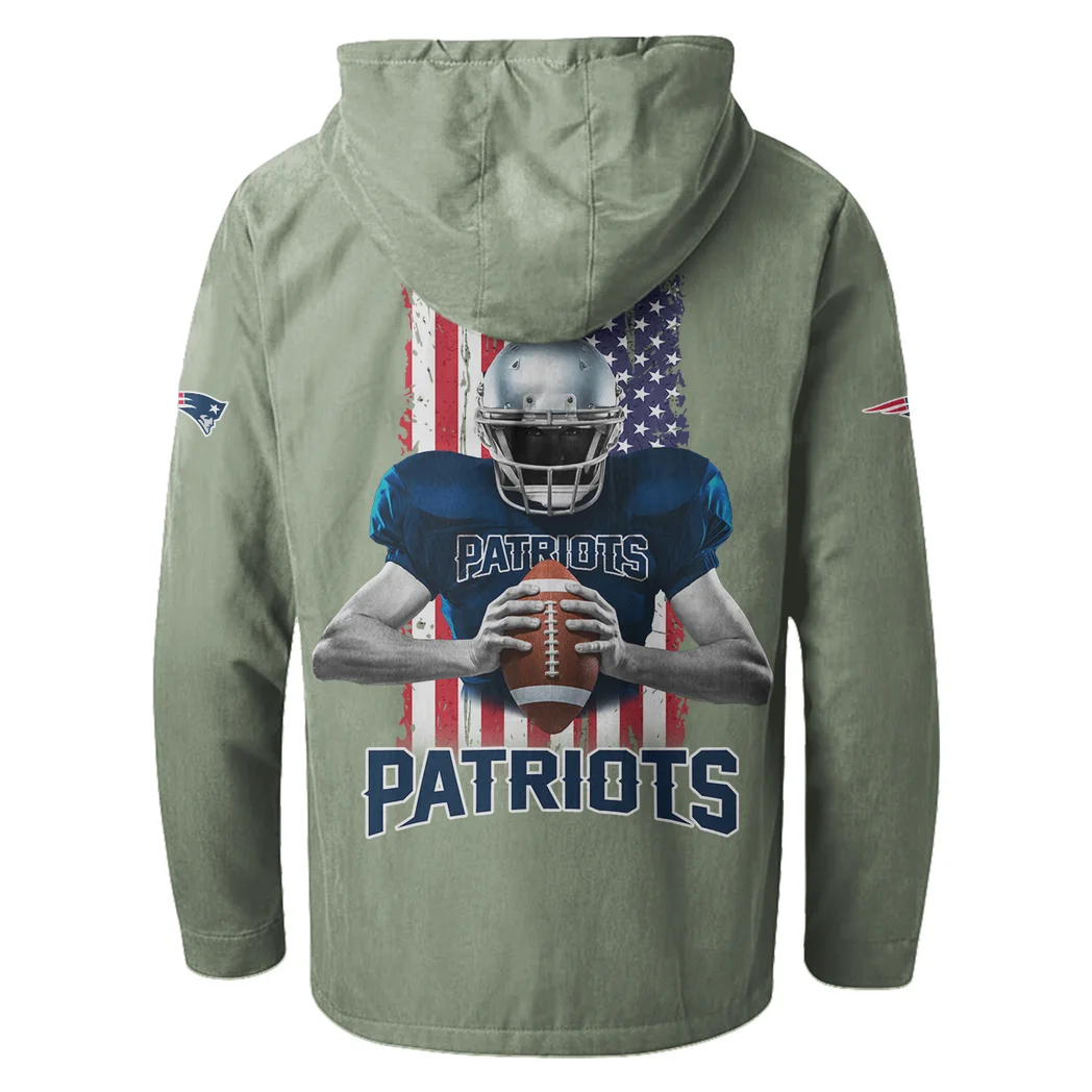 Revolution Fans Flannel Hoodie, Essential Fan Flannel Hoodie HVN1464NP - Light Green - Image 3