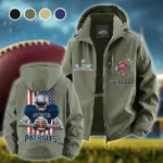 Revolution Fans Fleece Windbreaker Jacket, Luxe Fleece Exterior HVN1464NP - Green